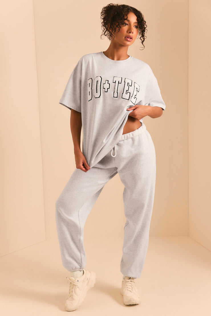 Pacific - Relaxed Fit Joggers in Heather Grey