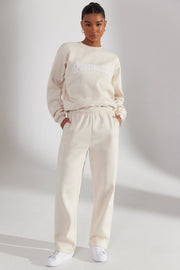 Principal - Wide Leg Joggers in Heather Oat