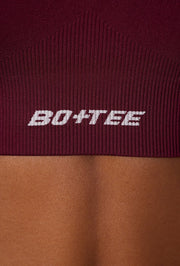 Purpose - Super Sculpt Seamless Cross Back Sports Bra in Plum