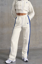 Elite - Wide Leg Sweatpants in White