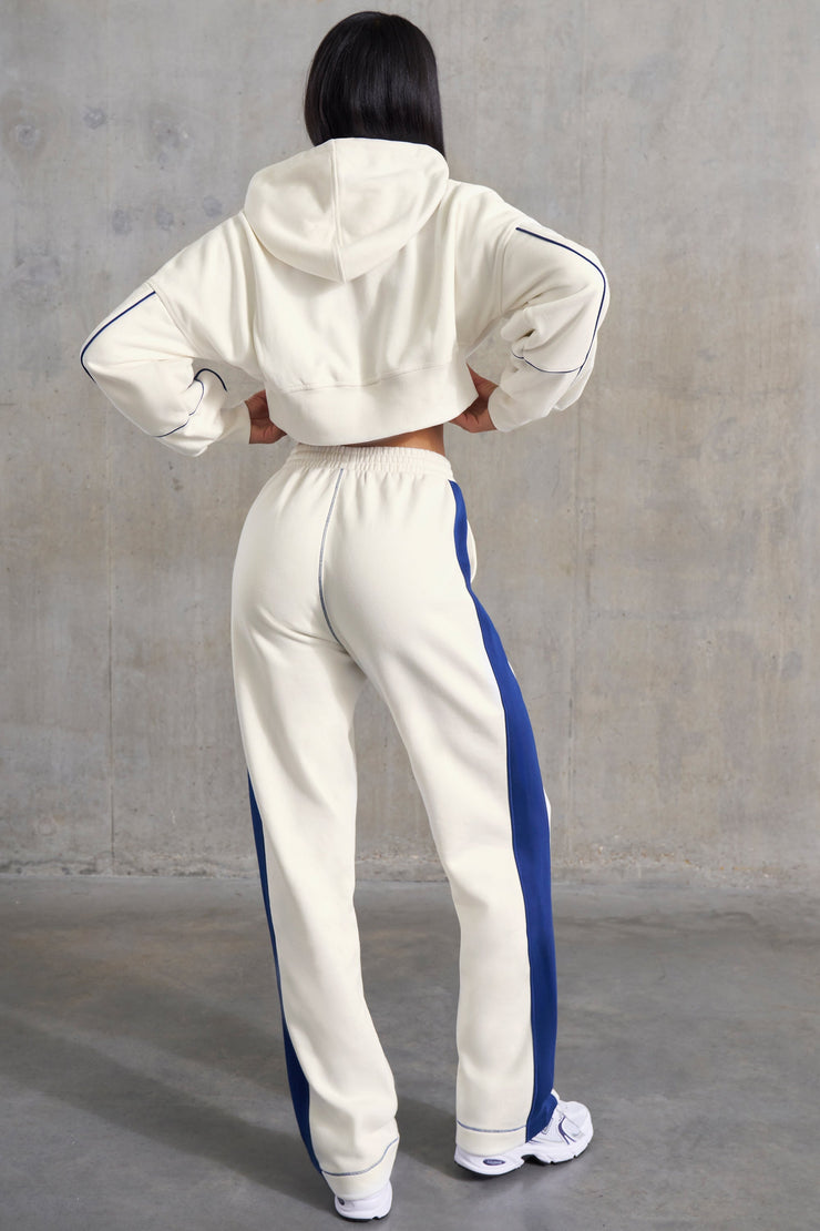 Elite - Wide Leg Sweatpants in White