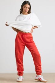 Devotion - Oversized Joggers in Red