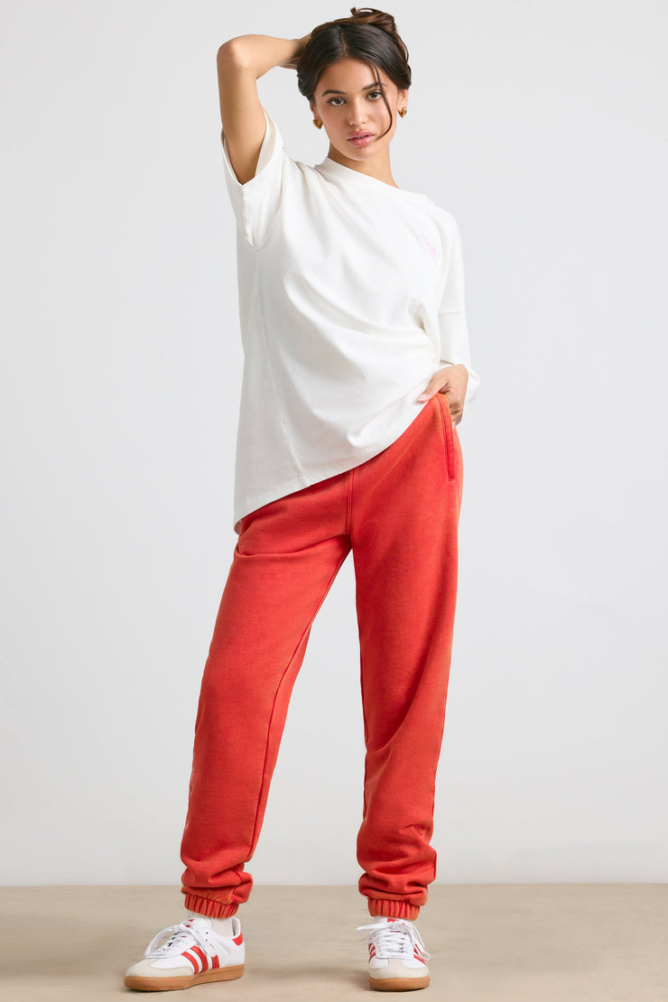 Devotion - Oversized Joggers in Red